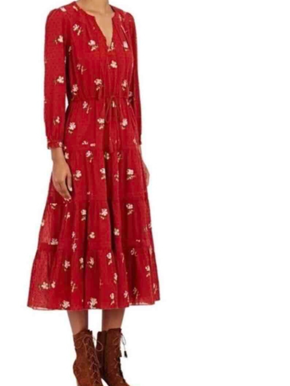 Ulla Johnson Midi Tiered Dress